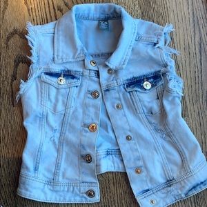 Zara kids denim vest 4-5 years